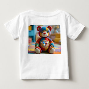 T-shirt Pour Bébé Ours en peluche coloré