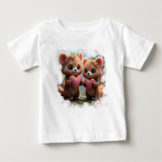 T-shirt Pour Bébé Ours en peluche douxT-Chemise