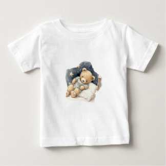 T-shirt Pour Bébé Ours endormi