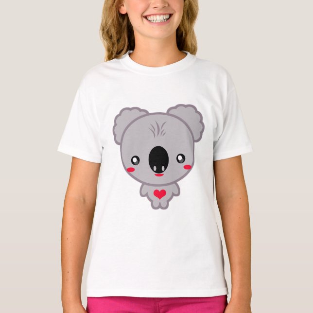 T-shirt Pour Bébé Ours Kawaii Koala (Devant)