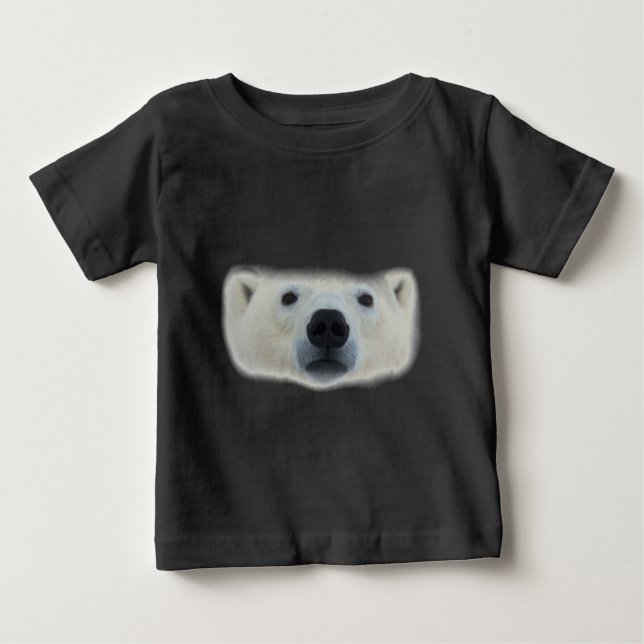 T-shirt Pour Bébé Ours polaire (Devant)