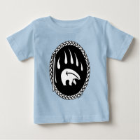 Ours Polaire Chemise bébé Tribal Ours Bébé Tee