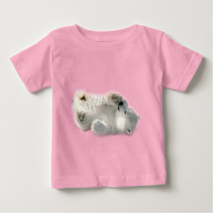 T-shirt Pour Bébé Ours polaire Cube Animal Arctic Froid Hiver