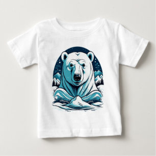 T-shirt Pour Bébé Ours polaire des animaux mignons
