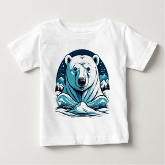 T-shirt Pour Bébé Ours polaire des animaux mignons