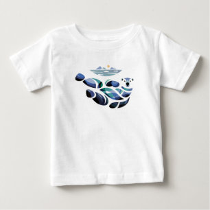 T-shirt Pour Bébé Ours Polaire Relâché