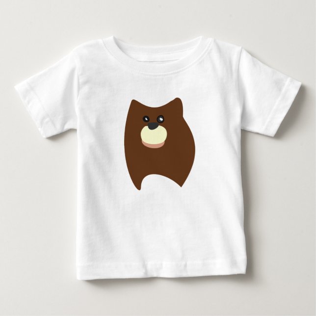T-shirt Pour Bébé Ours qui Marche (Devant)