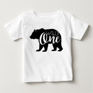T-shirt Pour Bébé Ours sauvage | Première fête d'anniversaire
