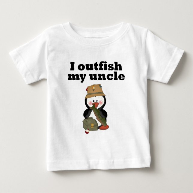 T-shirt Pour Bébé Outfish I mon oncle (Devant)