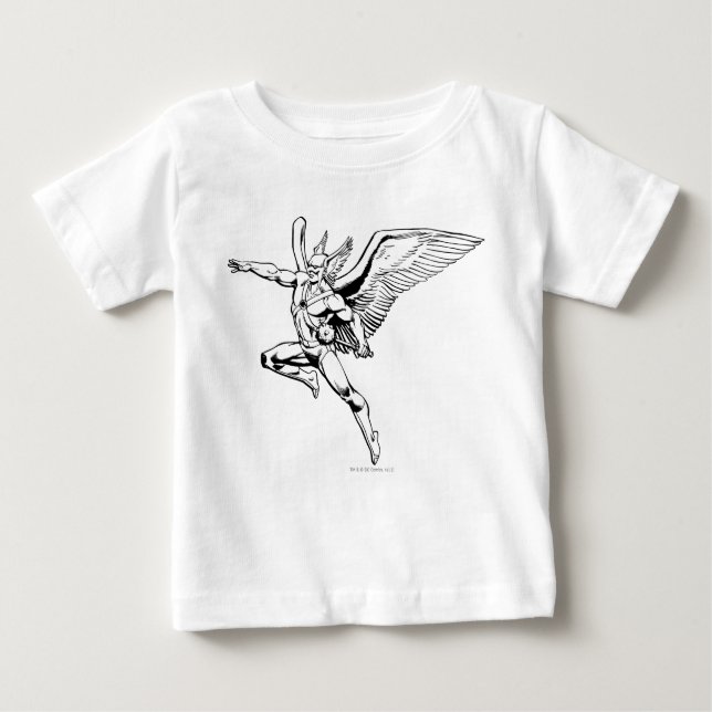 T-shirt Pour Bébé Outline de Hawkman (Devant)