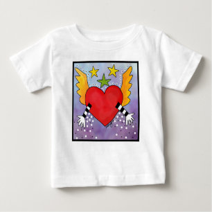 T-shirt Pour Bébé Ouvrez le coeur