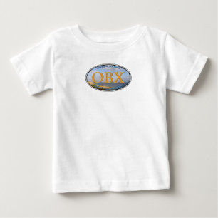 T-shirt Pour Bébé Ovale du rivage OBX