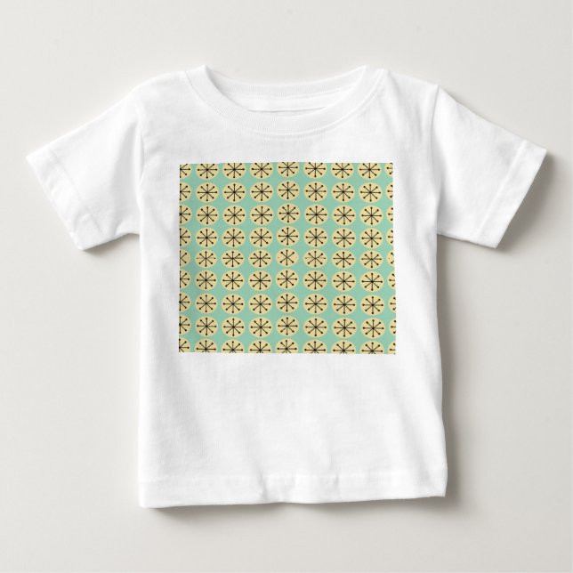 T-shirt Pour Bébé Ovales et Starburst (Devant)