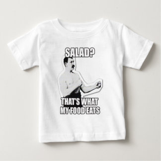 T-shirt Pour Bébé Overly Manly Man frappe à nouveau !