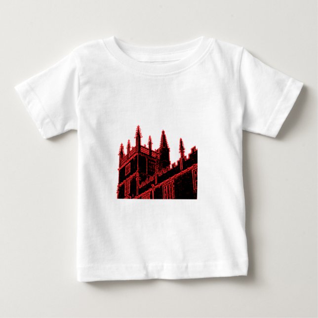 T-shirt Pour Bébé Oxford Angleterre 1986 spirales de construction (Devant)