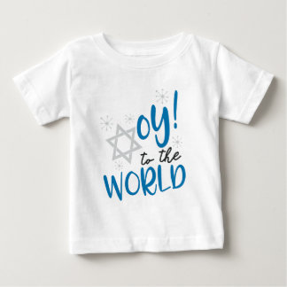 T-shirt Pour Bébé Oy to the World Ruffle Shirt