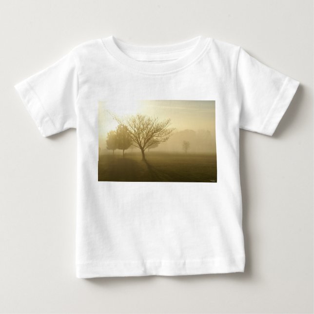 T-shirt Pour Bébé Ozarks Misty Golden Morning Sunrise (Devant)