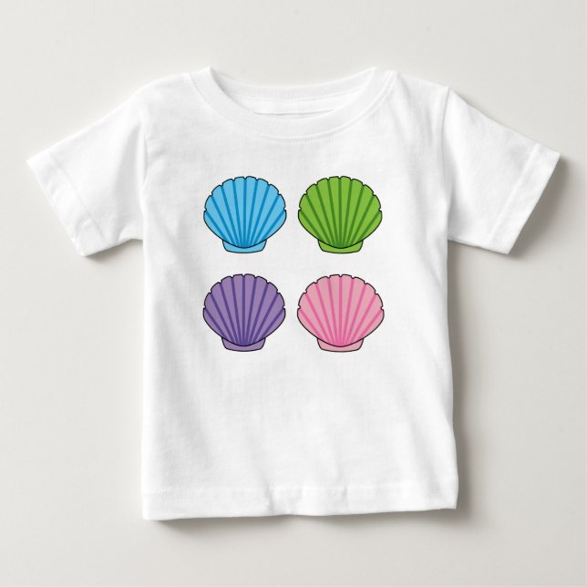 T-shirt Pour Bébé Pack de Pastel (Devant)