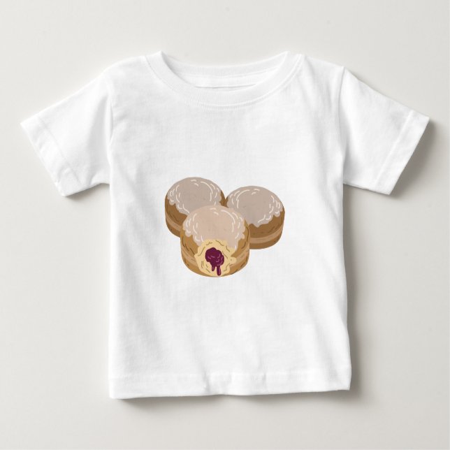 T-shirt Pour Bébé Paczki polonais (Devant)