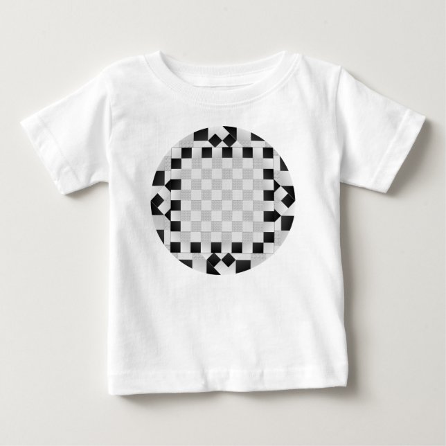 T-shirt Pour Bébé Pad d'échecs par Kenneth Yoncich (Devant)