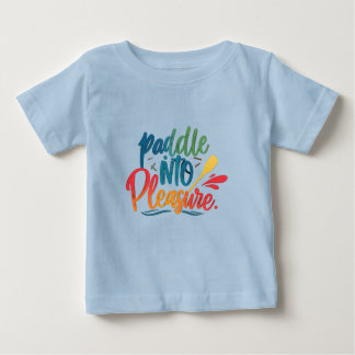 T-shirt Pour Bébé Pagayer dans le plaisir