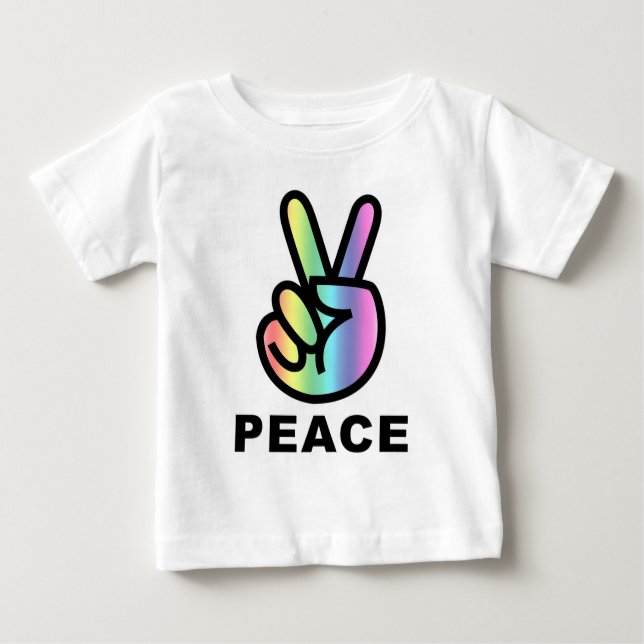 T-shirt Pour Bébé Paiement arc-en-ciel (Devant)