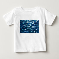 paillettes bleu brillant