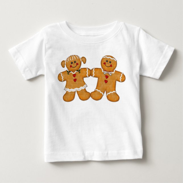 T-shirt Pour Bébé Pain d'épices (Devant)