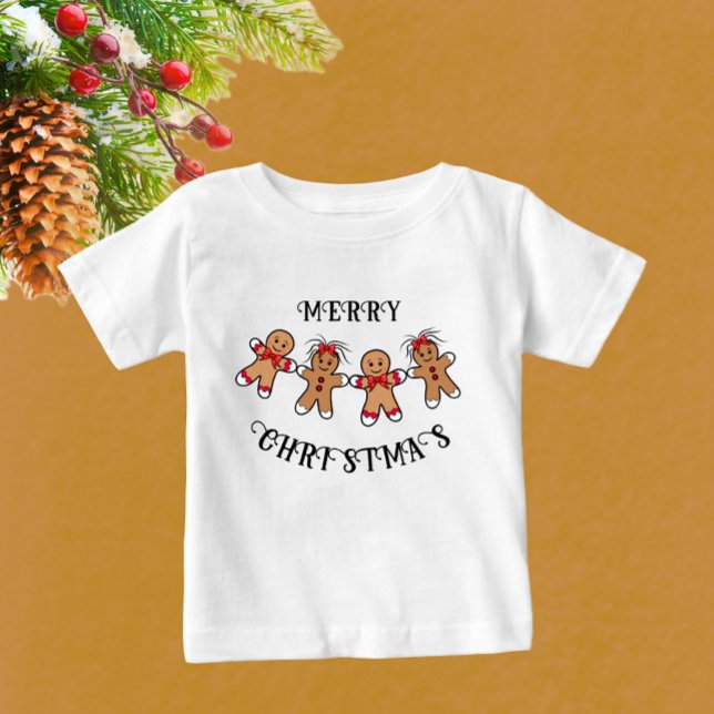 T-shirt Pour Bébé Pains d'épices de Noël (Créateur téléchargé)