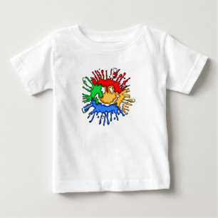 T-shirt Pour Bébé Paint Tube Smile