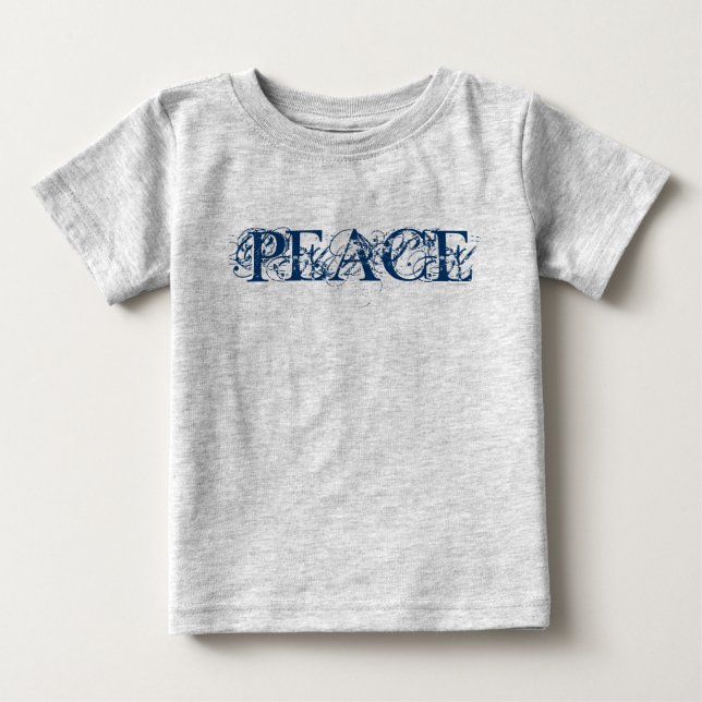 T-shirt Pour Bébé Paix (Devant)