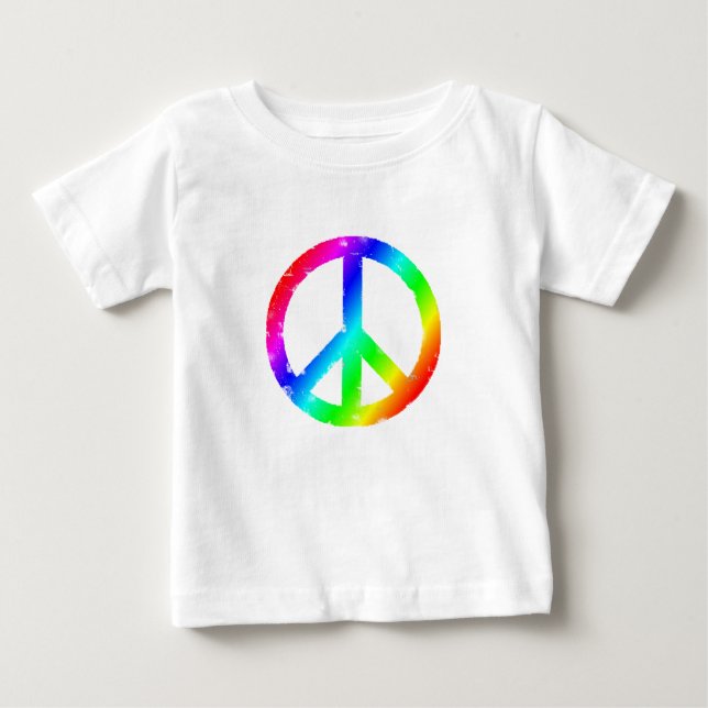 T-shirt Pour Bébé Paix (Devant)