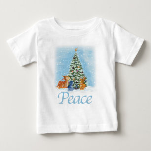 T-shirt Pour Bébé Paix