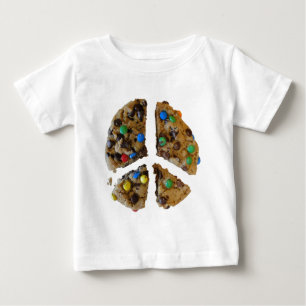 T-shirt Pour Bébé PAIX à travers les cookies