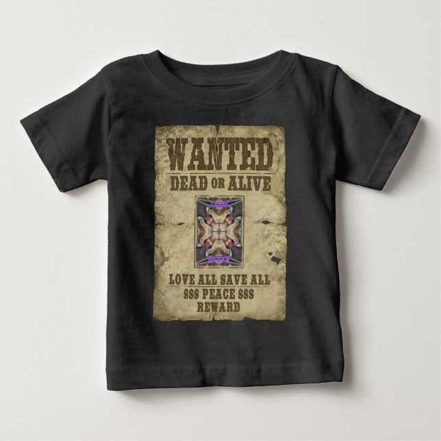 T-shirt Pour Bébé Paix Recherchée (Devant)