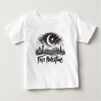 T-shirt Pour Bébé Palestine libre