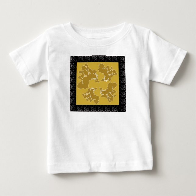 T-shirt Pour Bébé Palette de Klimt (Devant)