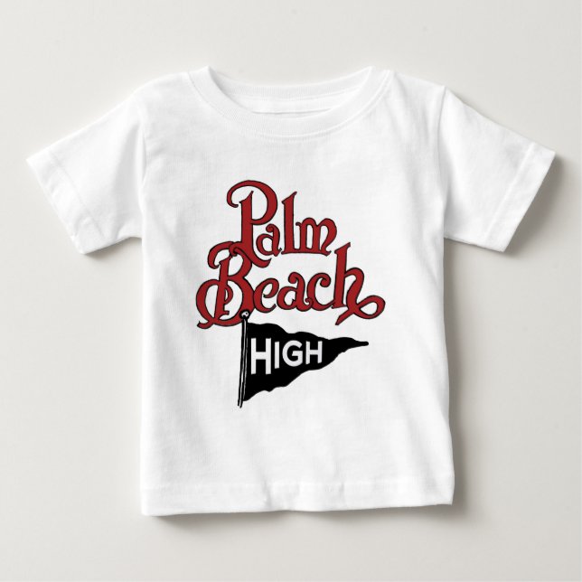 T-shirt Pour Bébé Palm Beach High #1 (Devant)