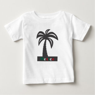 T-shirt Pour Bébé Palm Tree (Vacances Mexique) - Bébé Jersey fin T-S