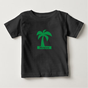 T-shirt Pour Bébé Palm Tree (Vacances Mexique) - Bébé Jersey fin T-S