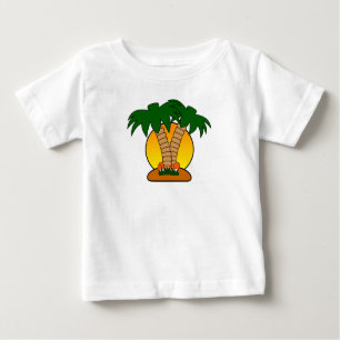 T-shirt Pour Bébé Palm Tree's