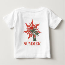 Palmier d'été Soleil Rétro Tropical