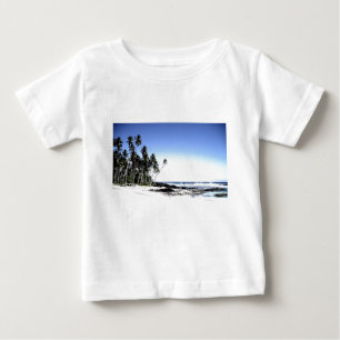 T-shirt Pour Bébé Palmiers exotiques & Plage Paradise