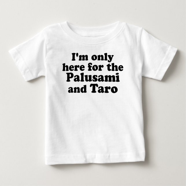T-shirt Pour Bébé Palusami and Taro (Devant)