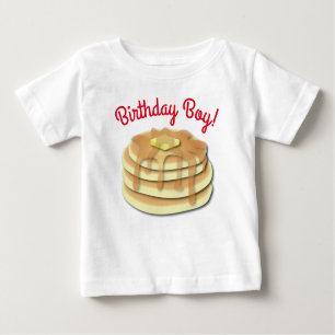 T-shirt Pour Bébé Pancake Anniversaire Fête Flapjack Cute Enfants