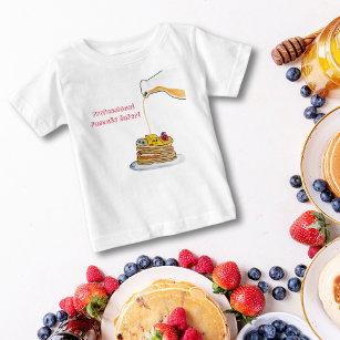 T-shirt Pour Bébé Pancake professionnel mangeur amusant Pancakes