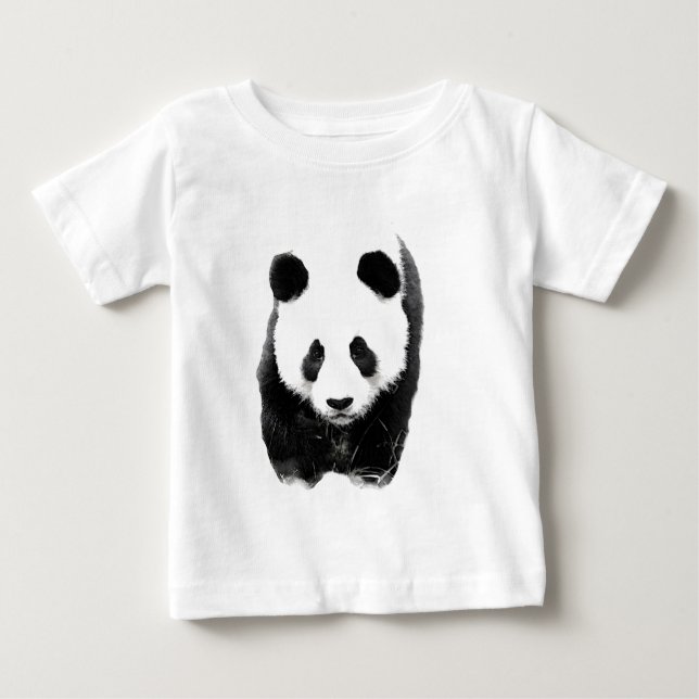 T-shirt Pour Bébé Panda (Devant)
