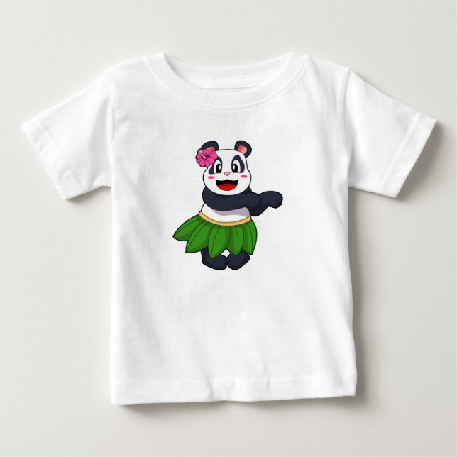 T-shirt Pour Bébé Panda à Ballet Dance (Devant)
