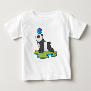 T-shirt Pour Bébé Panda at yoga