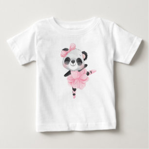 T-shirt Pour Bébé Panda Ballerina